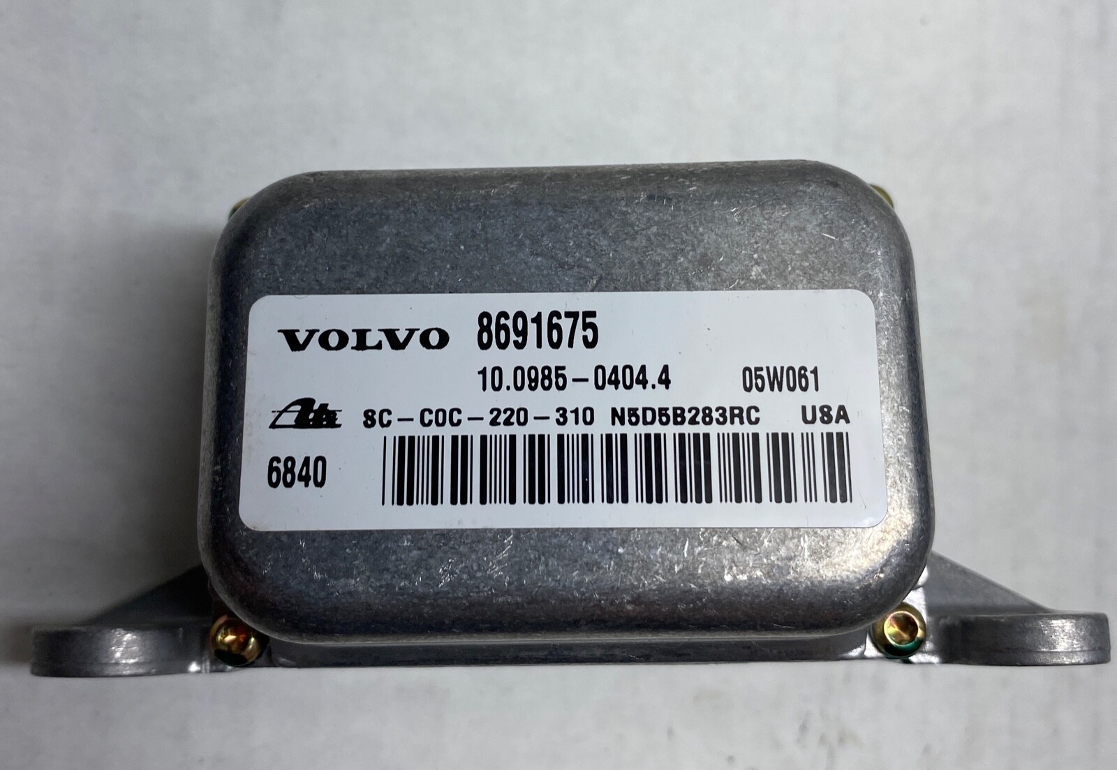 ✅ OEM Volvo XC90 2003 - 2006 Yaw Rate Anti Skid Control Sensor 31110063 8691675