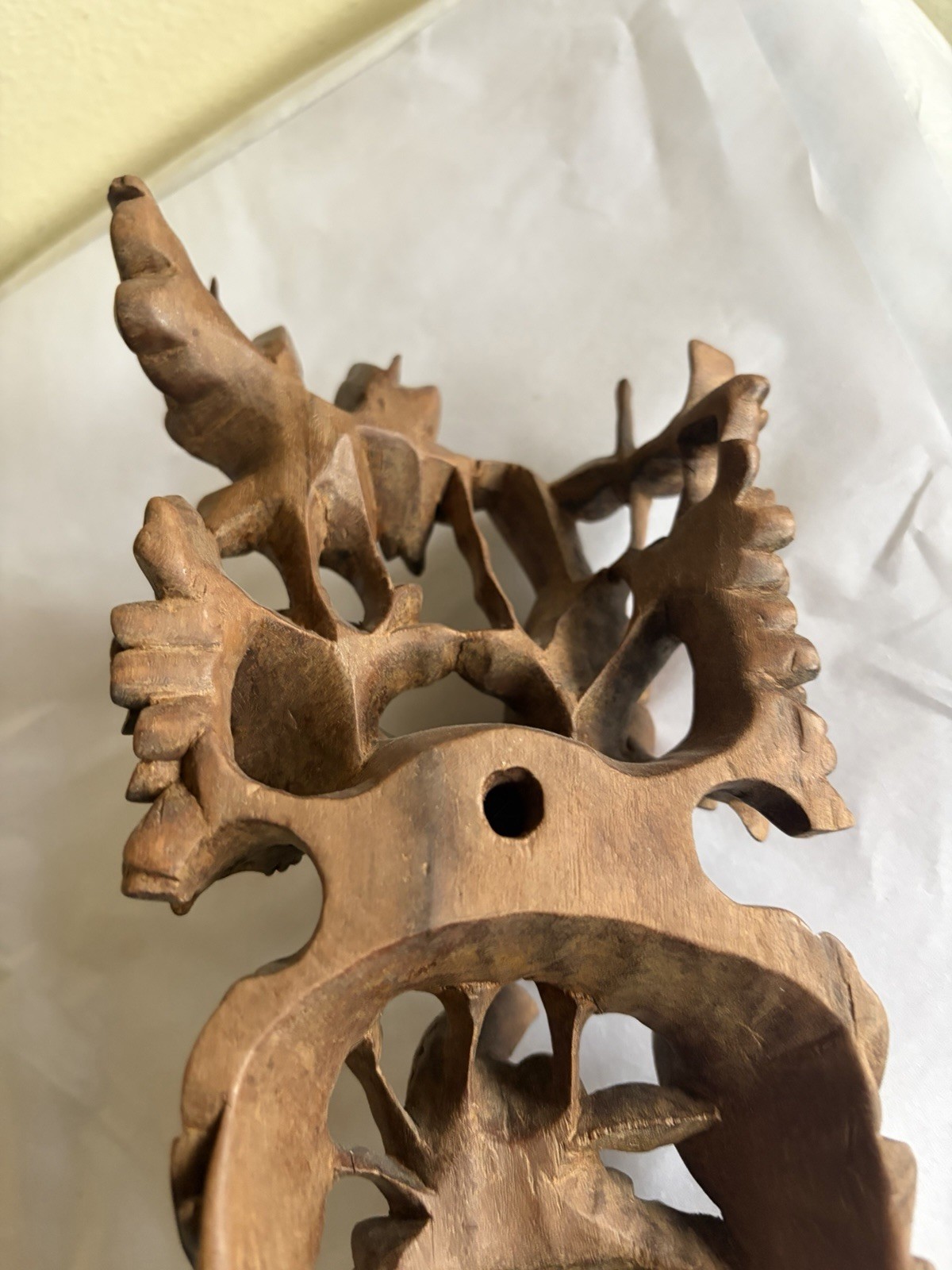 Antique Or Vintage Possibly Rosewood And Artist Signed Carved Sculpture