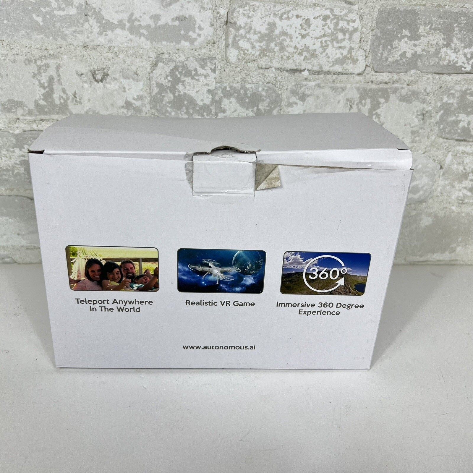 Autonomous (A45) Teleport VR Headset / Phone Goggles / Virtual Reality/White New