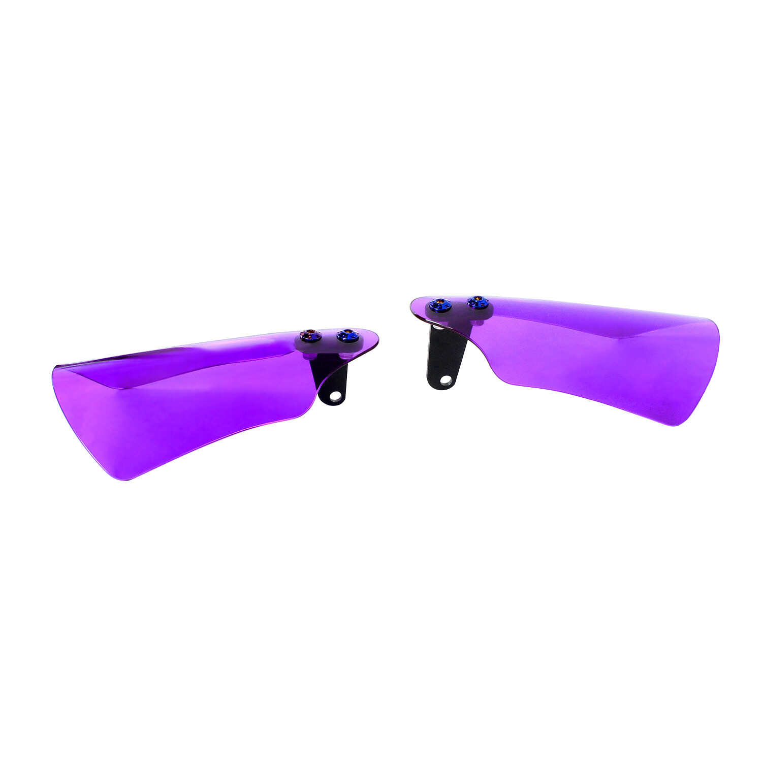 Purple Hand Grips Guard Protector Windshield For Harley Softail Slim Low Rider