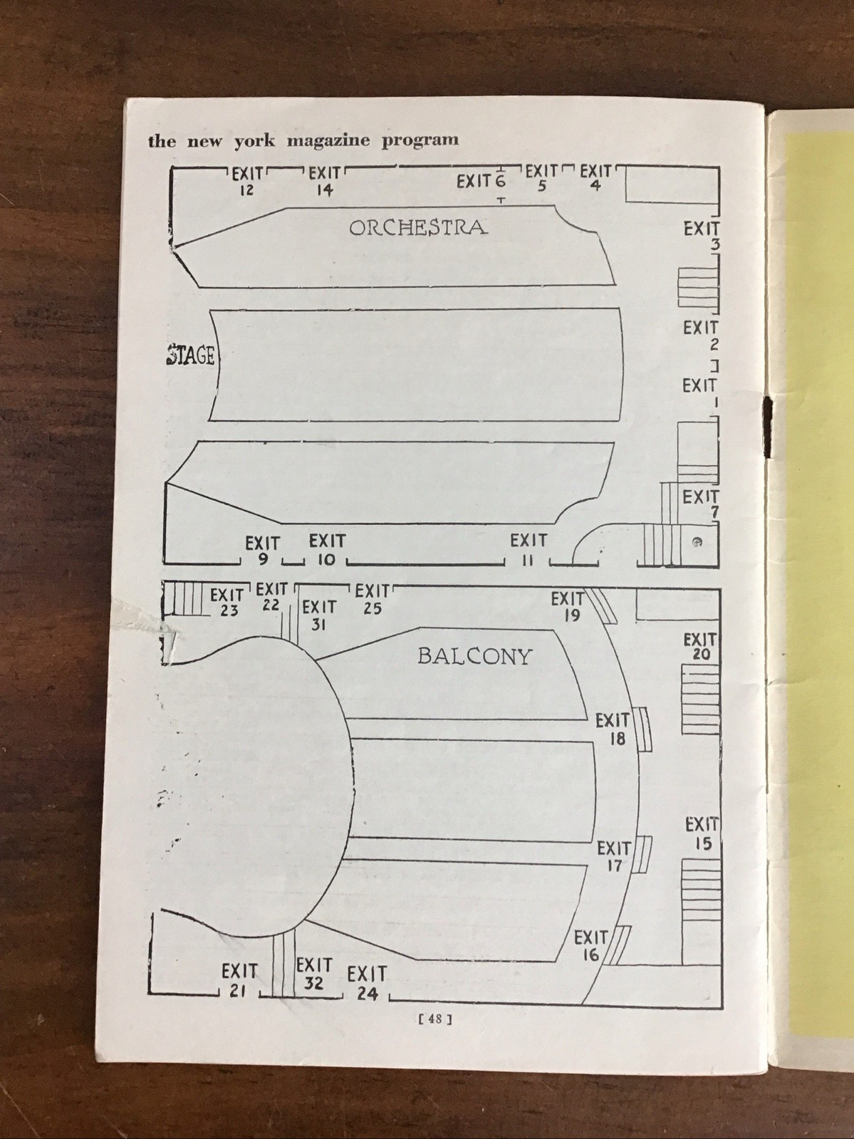 1928 Marx Brothers ANIMAL CRACKERS 44th Street Theatre NYC Playbill Shuberts VTG