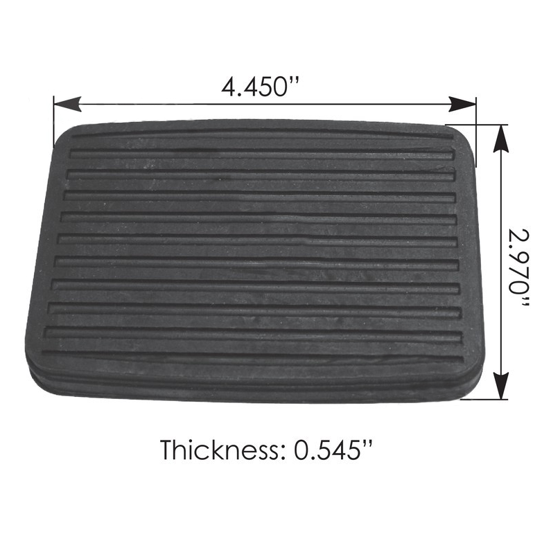 Brake Pedal Pad Rubber Replacement Pad for International Trucks