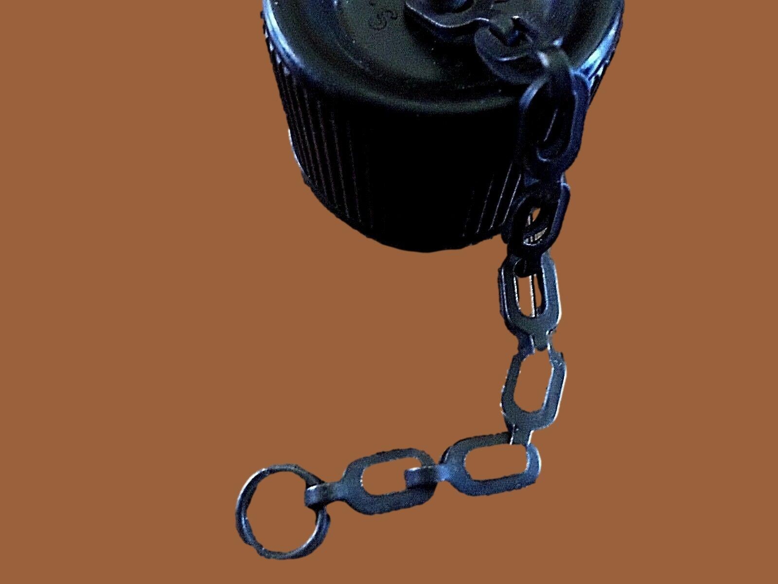 WWII U.S MILITARY CANTEEN BAKELITE CAP SCREW LID WITH CHAIN & CORK ALL ORIGINAL