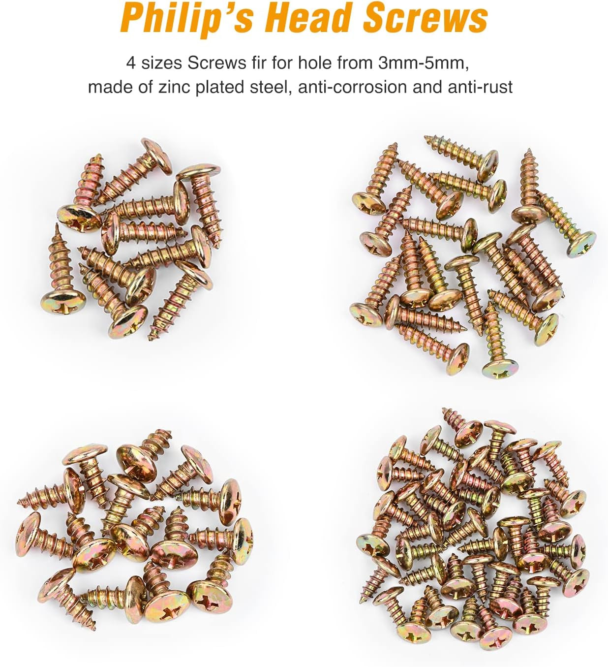 170Pcs Car U-Clip and Screw Assortment Kit 9 Different Sizes Automotive U Nut an