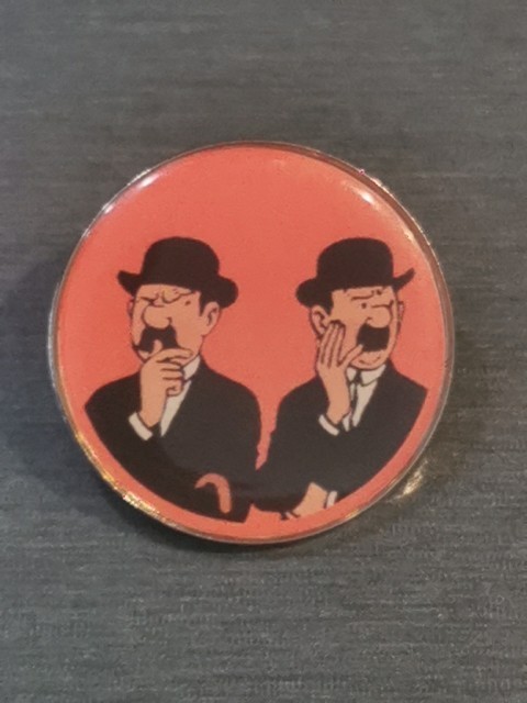 TINTIN MILOU HADDOCK HERGÉ pin Badge Patch New High Quality