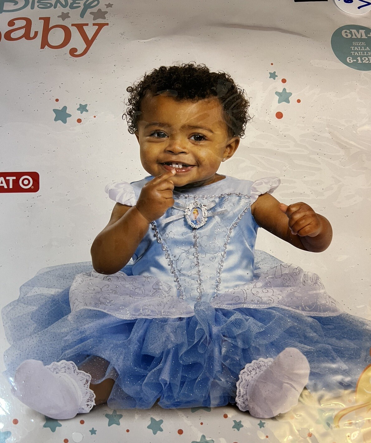 Disney Princess Baby Cinderella Halloween Costume  Size 6-12M