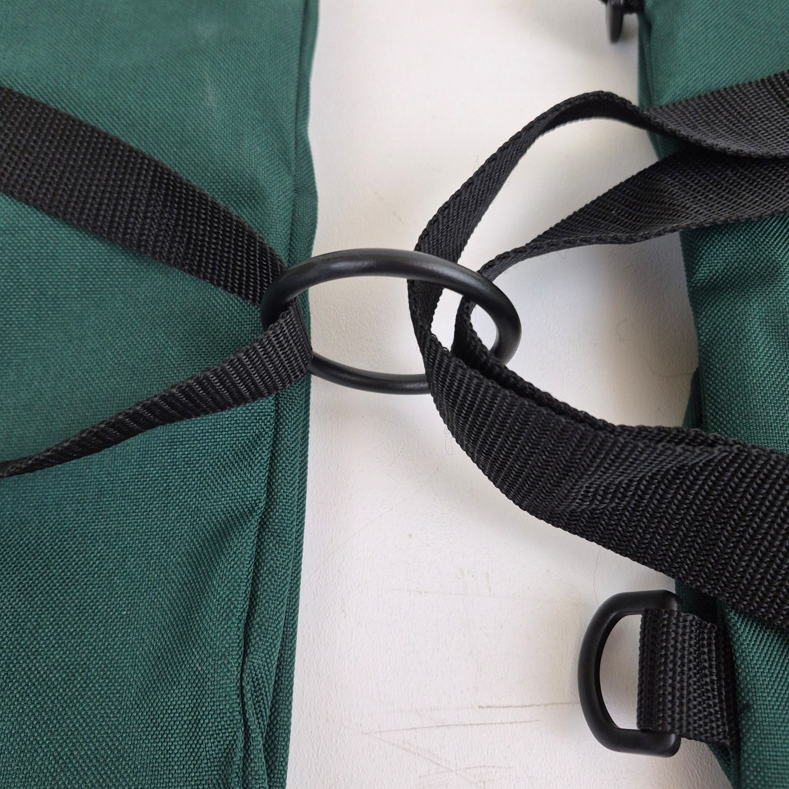 Allen Fly Fishing Waist Pack System Green Hip Pack w/ Side Pouches & Fly Patch