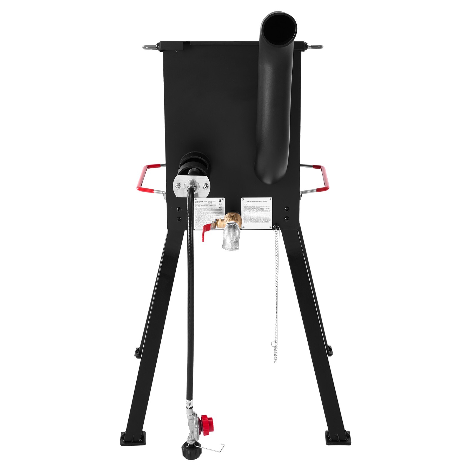 Creole Feast DF02B Outdoor Propane Deep Fryer, 17 Qt. 54,000 BTU Output, Black