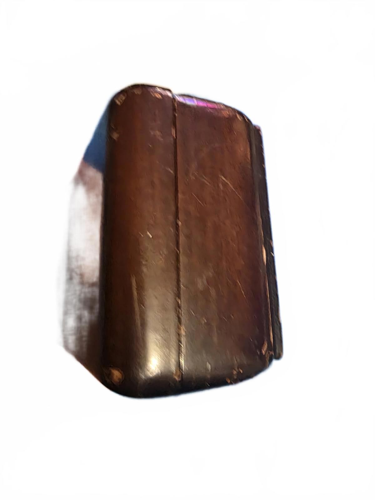 Vintage Buren Watch Box with Red Velvet Interior