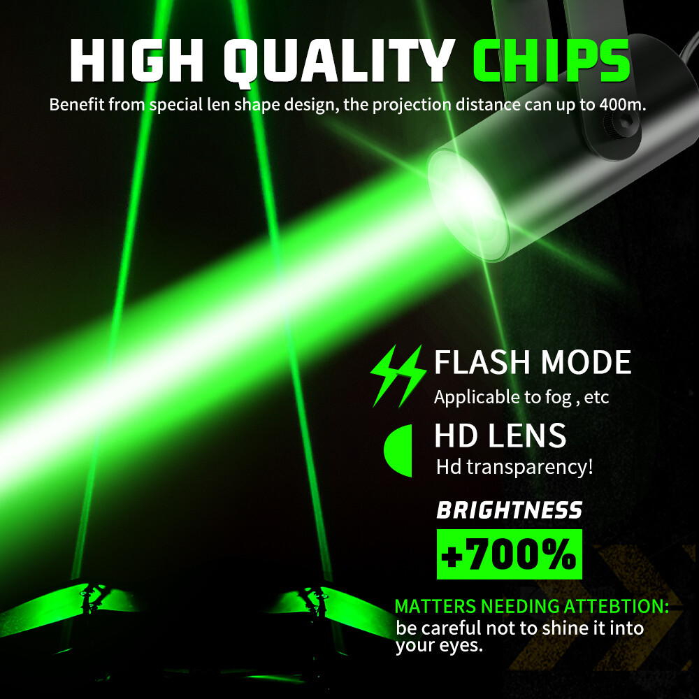 For Polaris RZR 1000XP WHIPLESS LASER RGB LED Whip Lights Antenna Remote UTV ATV