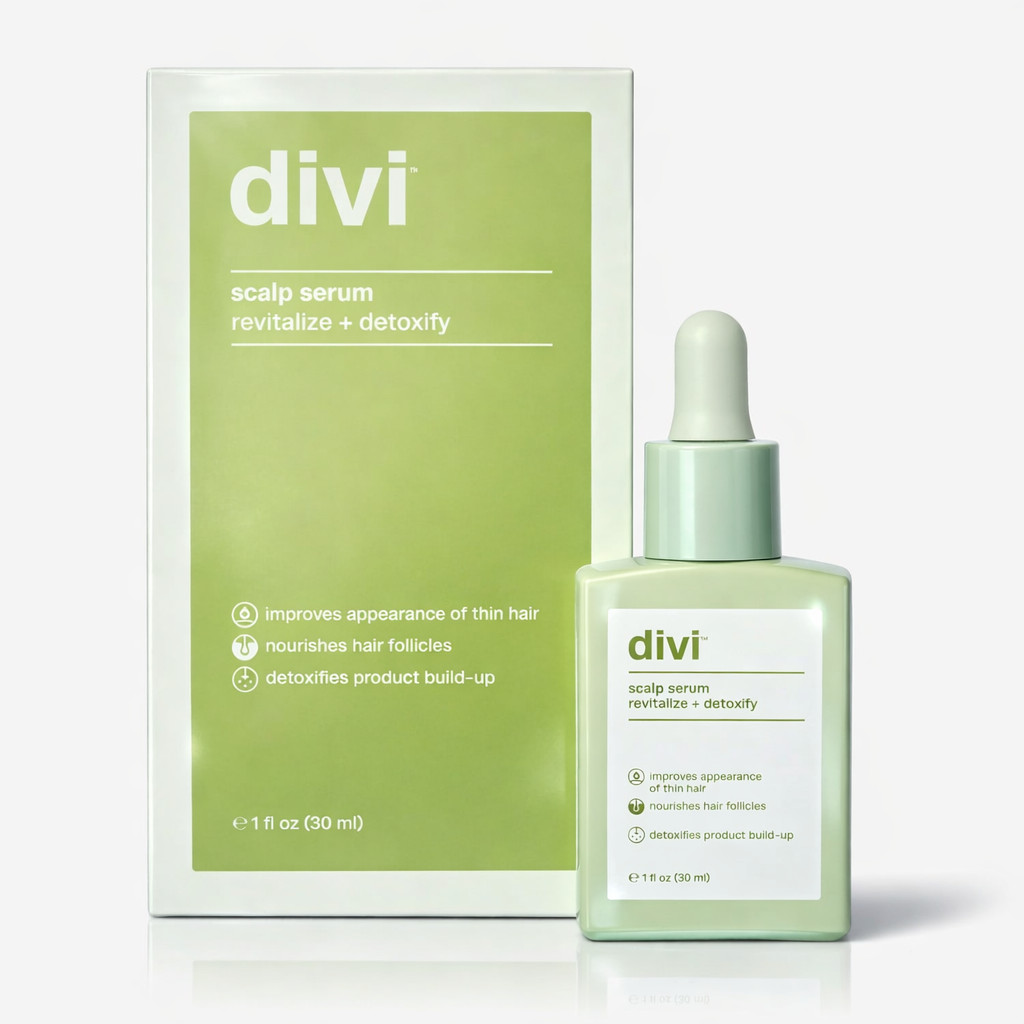 Divi Scalp Serum 1 Oz / 30 mL Revitalize + Detoxify For Thin Hair New Sealed