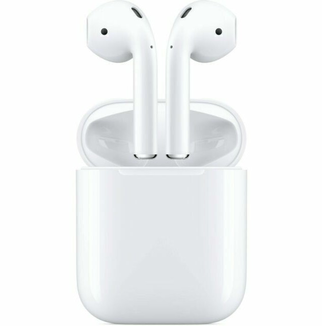 Apple AirPods 2nd Gen Genuine In-Ear Bluetooth Headset w/ Wireless Charging Case