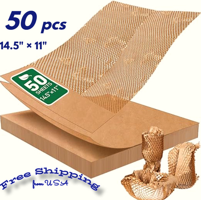 Honeycomb Packing Paper Cushion Wrap Sheets Packing Moving Shipping Lock Protect