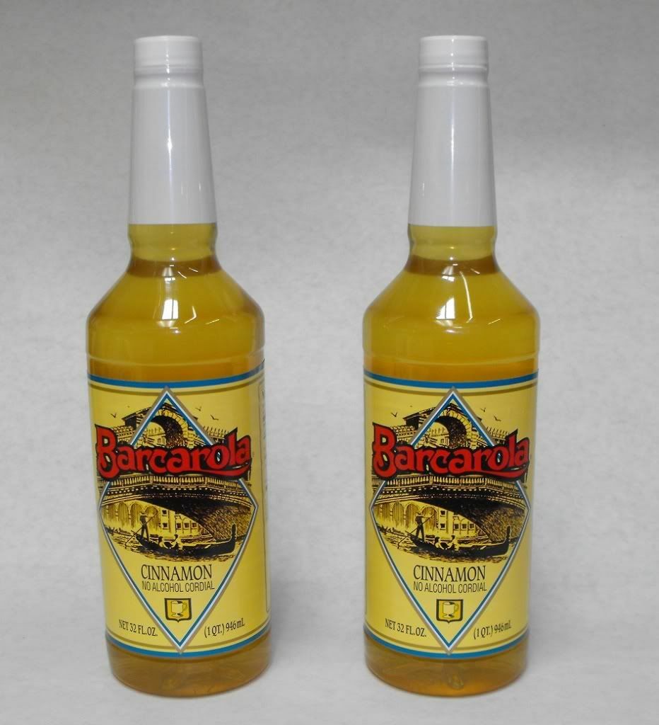 (2 Pack) Gourmet CINNAMON SYRUP 32oz. Coffee Drink & Italian Soda Flavor