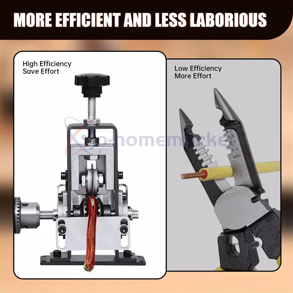 Manual Wire Stripping Machine Portable Cable Stripper 1mm to 25mm