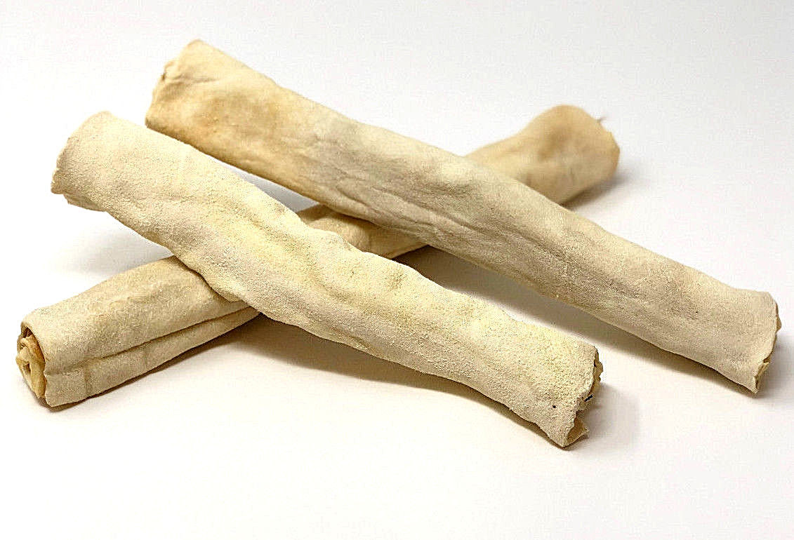 American Buffalo Rawhide 8-10" Rolls | 25 Count | 100% Natural Dog Chews