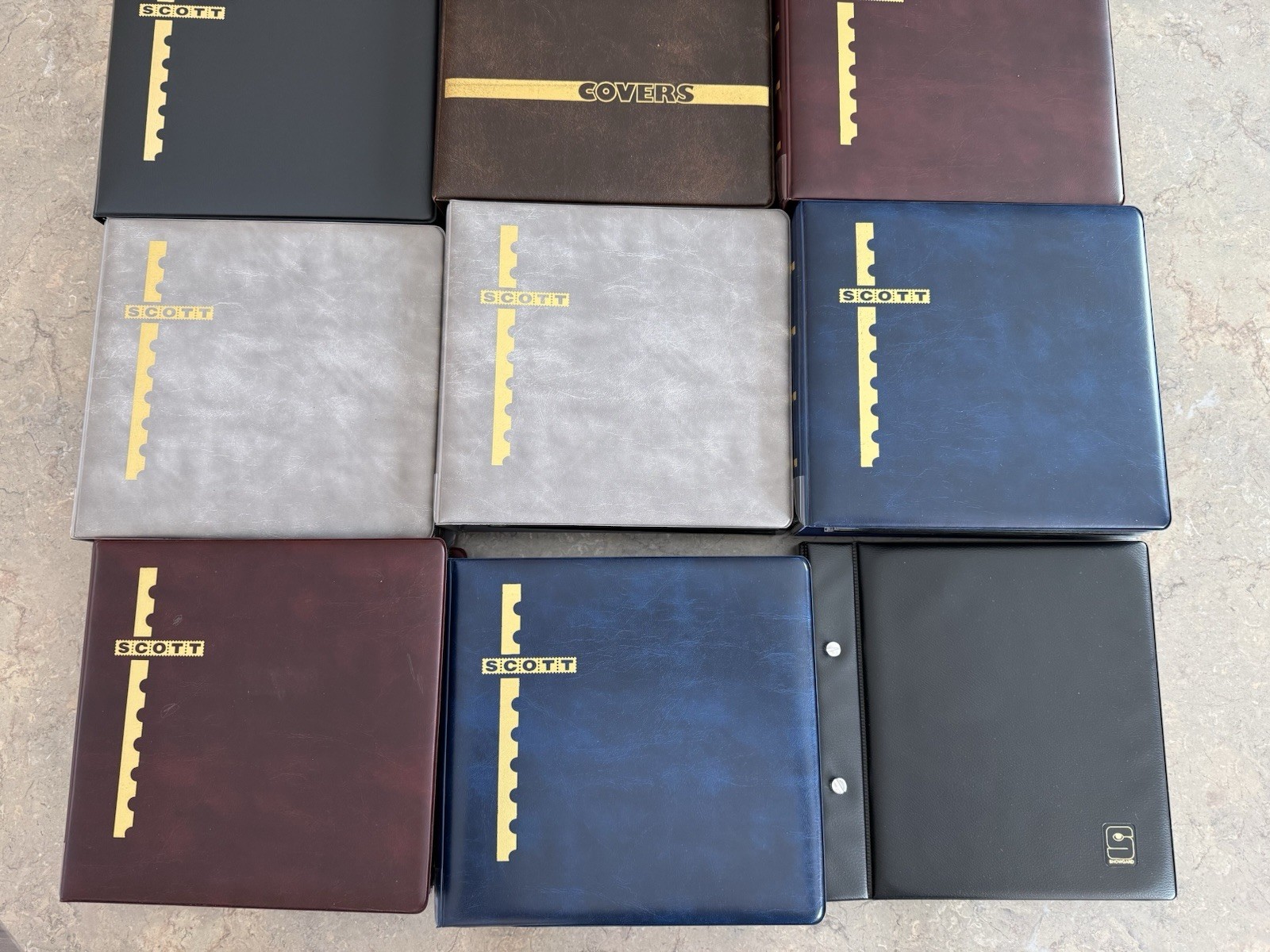 SuperSafe First Day Cover FDC albums with 900 Covers In 9 Albums 1951-2001