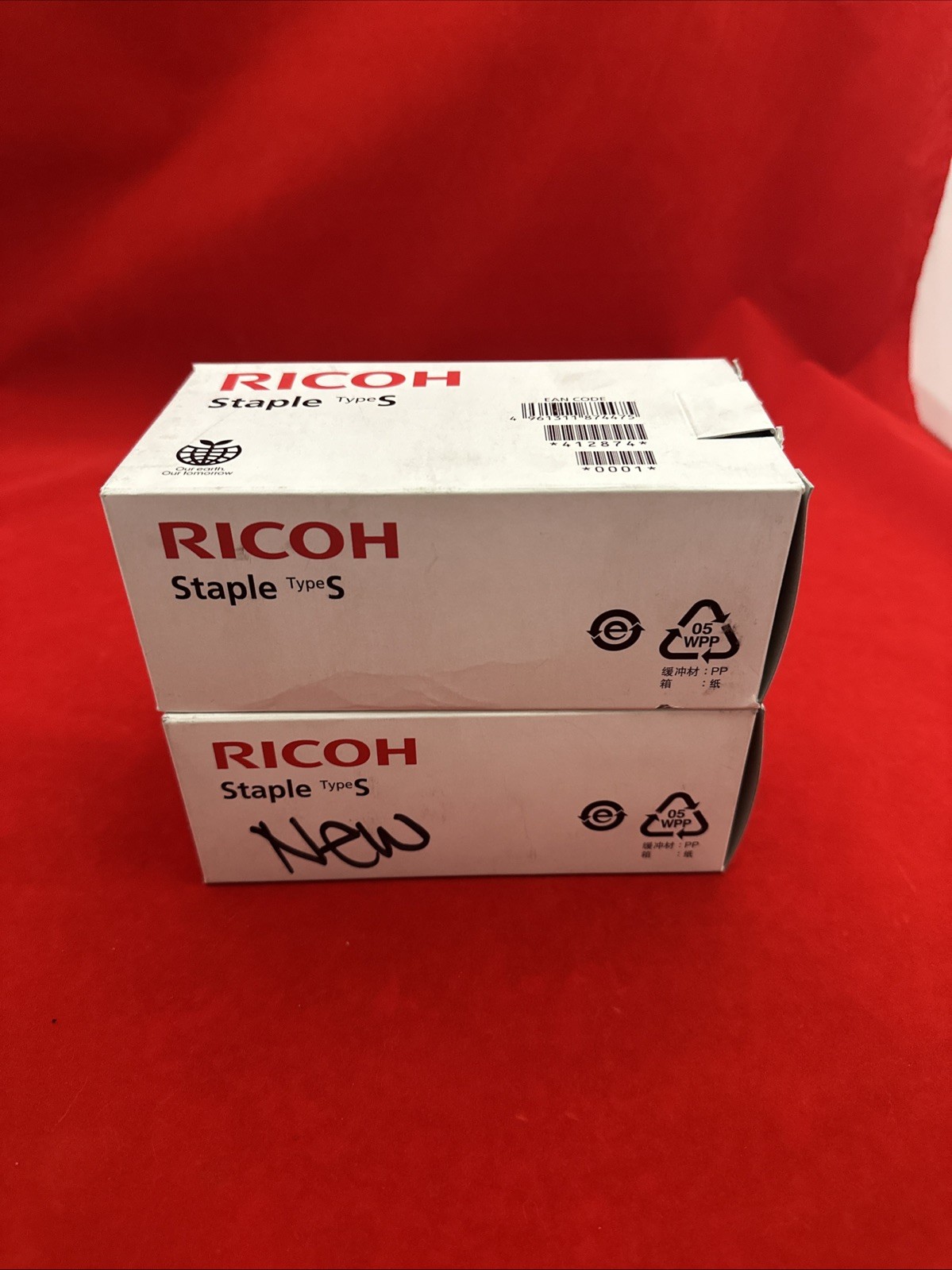 2 Boxes New Ricoh Type S Staple Refill 581R-AM 412874 (AMX)