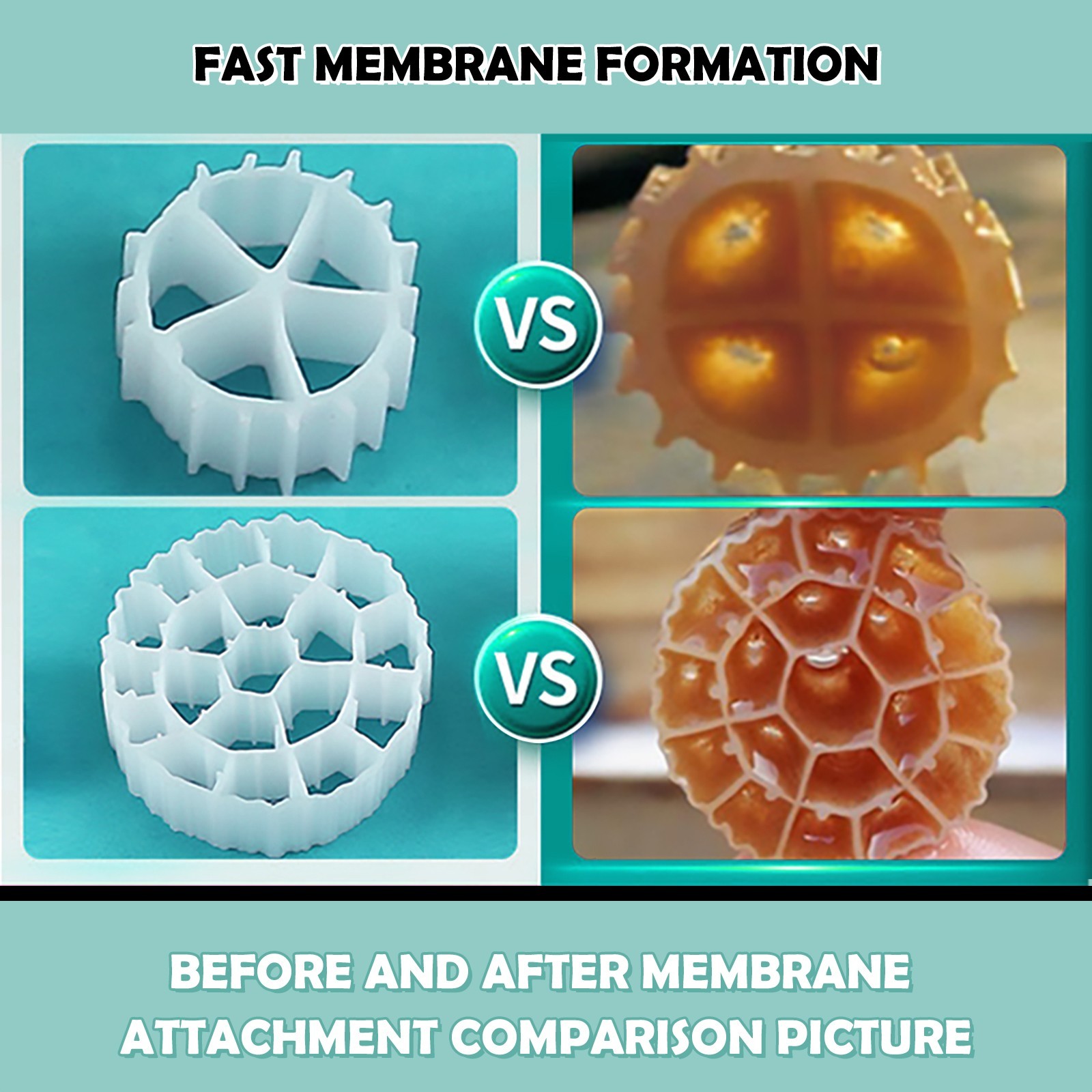 K1 Filter Media 10 Gallon - Premium MBBR Biofilm Reactor for Aquaponics