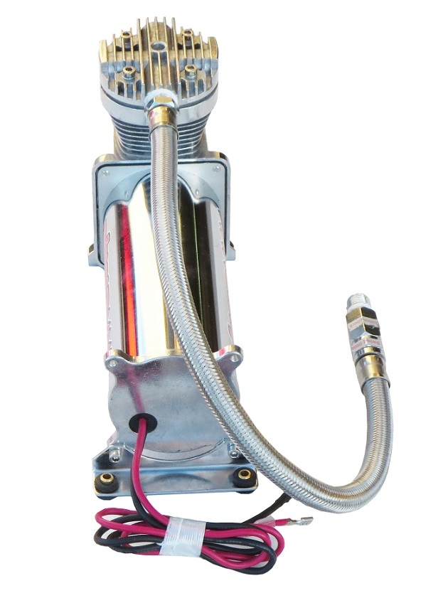 airmaxxx 480 Chrome Air Compressor 180 Switch For Air Horn Suspension Bags Tank