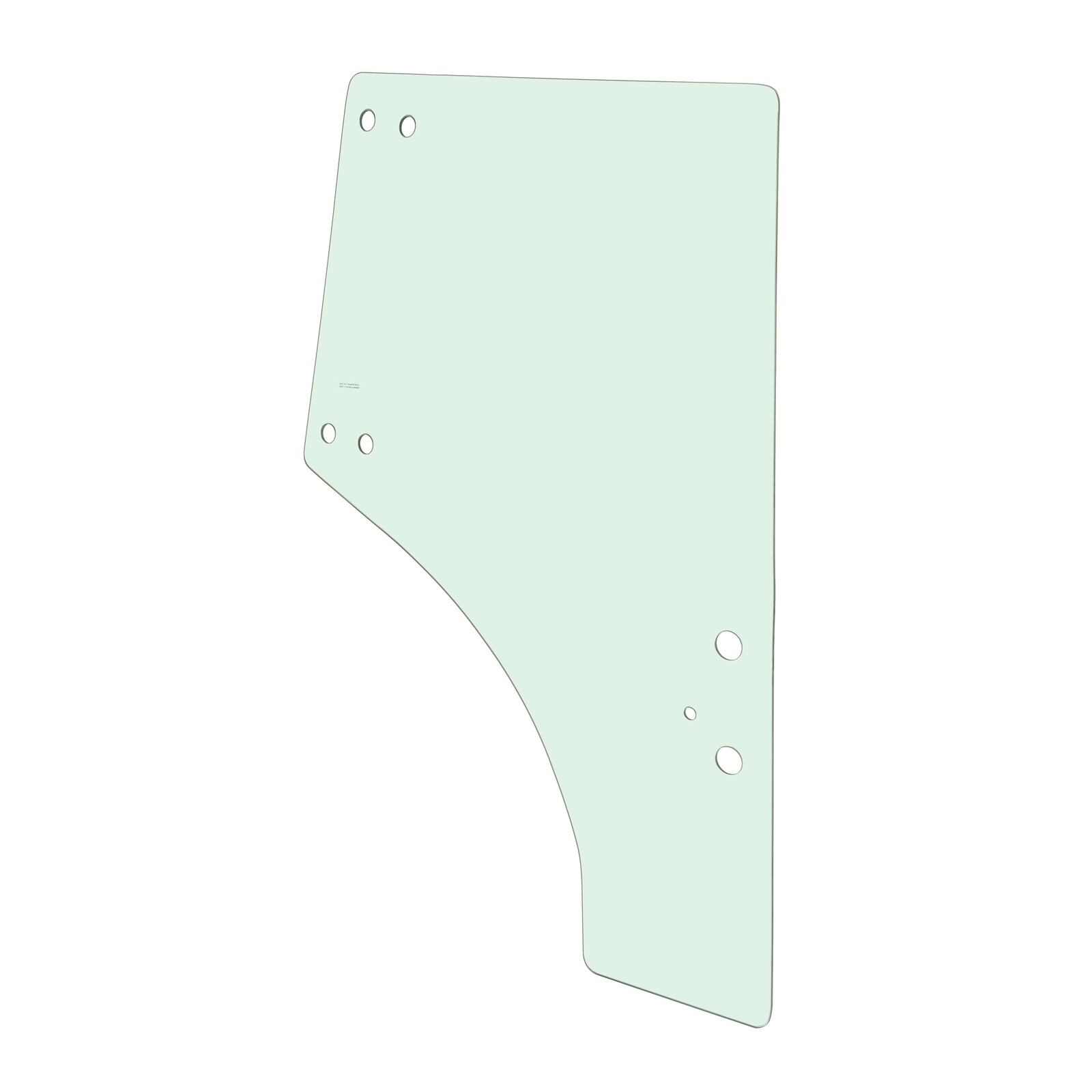 Right Side Cab Door Glass RH For Kubota M5-111 M5040 M6040 M7040 M8540 M9540