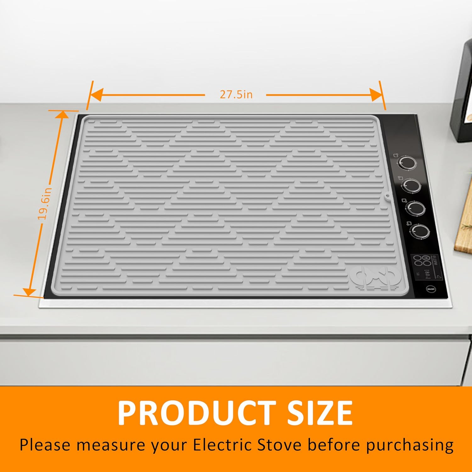 Stove Top Cover for Electric Stove 28X20'' Large Heat Resistant Silicone Stov...