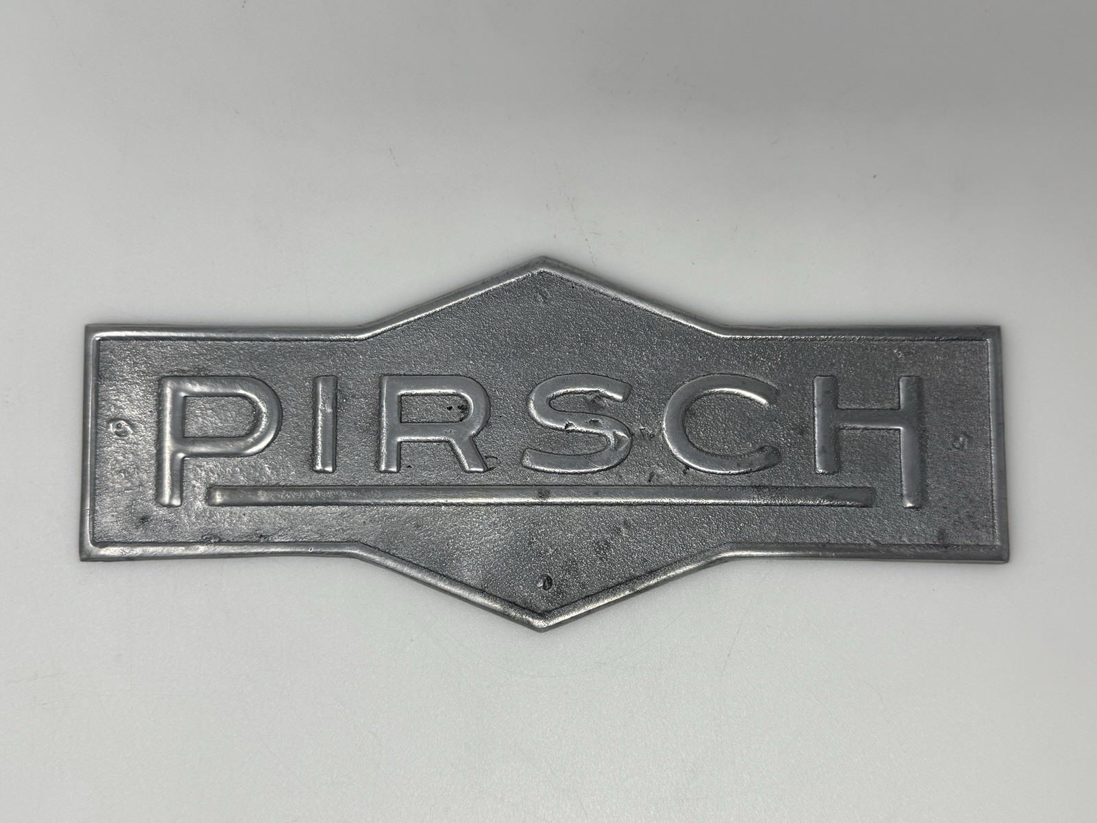 PIRSCH Fire Truck Emblem Nameplate Logo Badge Sign Firetruck Metal Cast Aluminum