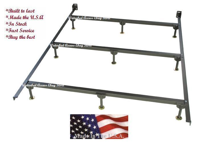 King Softside WATERBED with Bamboo Euro Top Mattress & Waveless Bladder & Heater