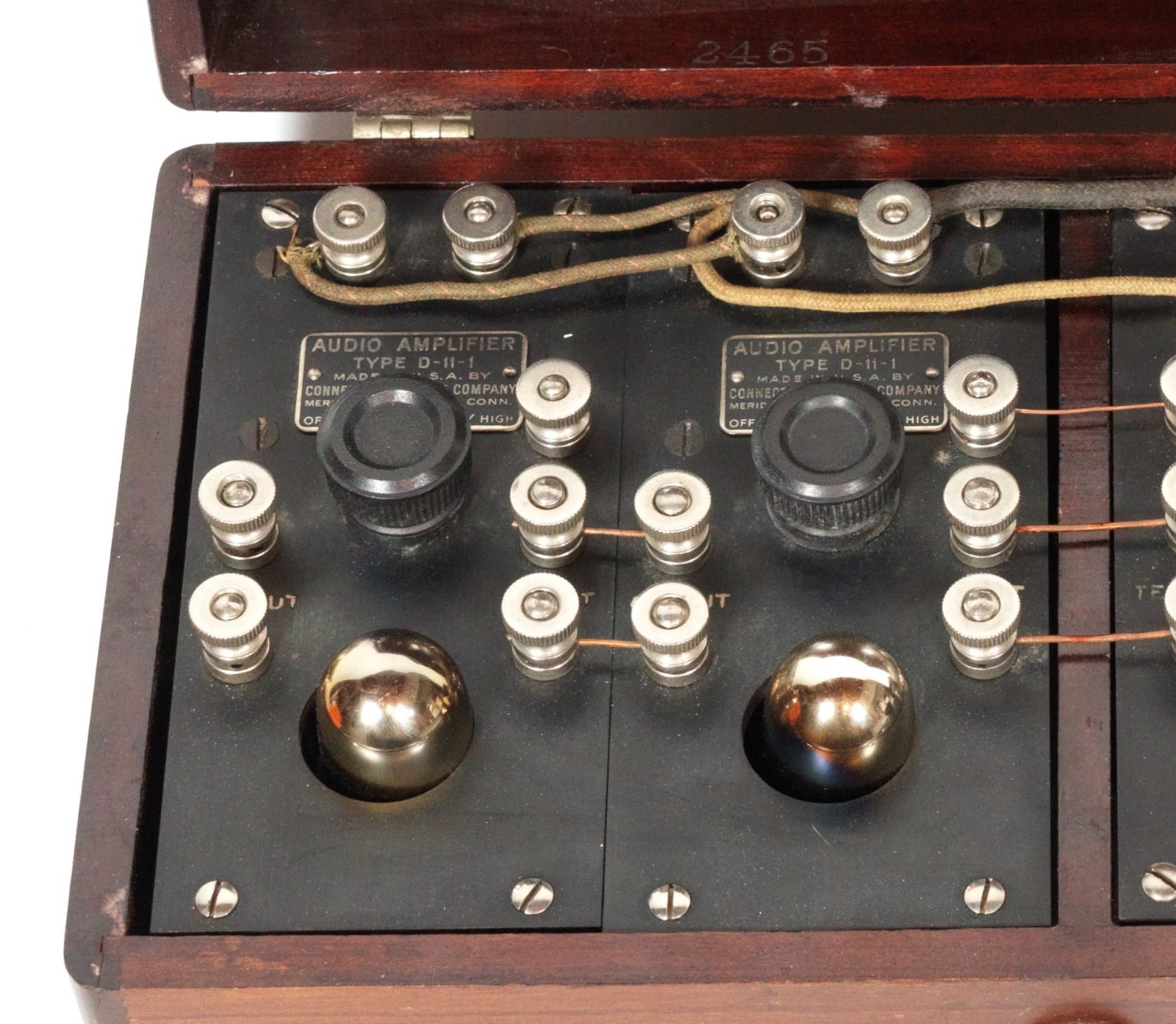 Near Mint 1923 Sodion DR-6 Radio w/Amps, Antenna, Rainbow Tubes & S-13 * Works