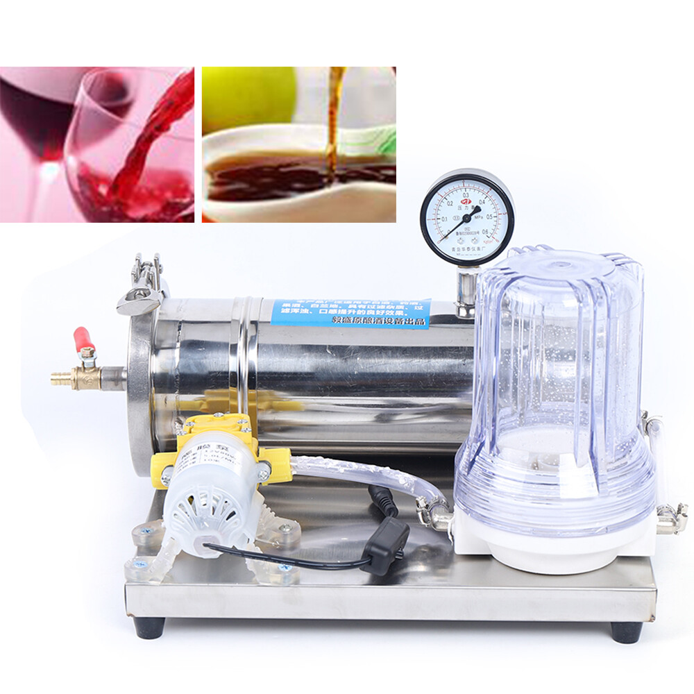 110V Electric Wine Filter| Wine making, Homebrewing White Spirit Strainer Filter