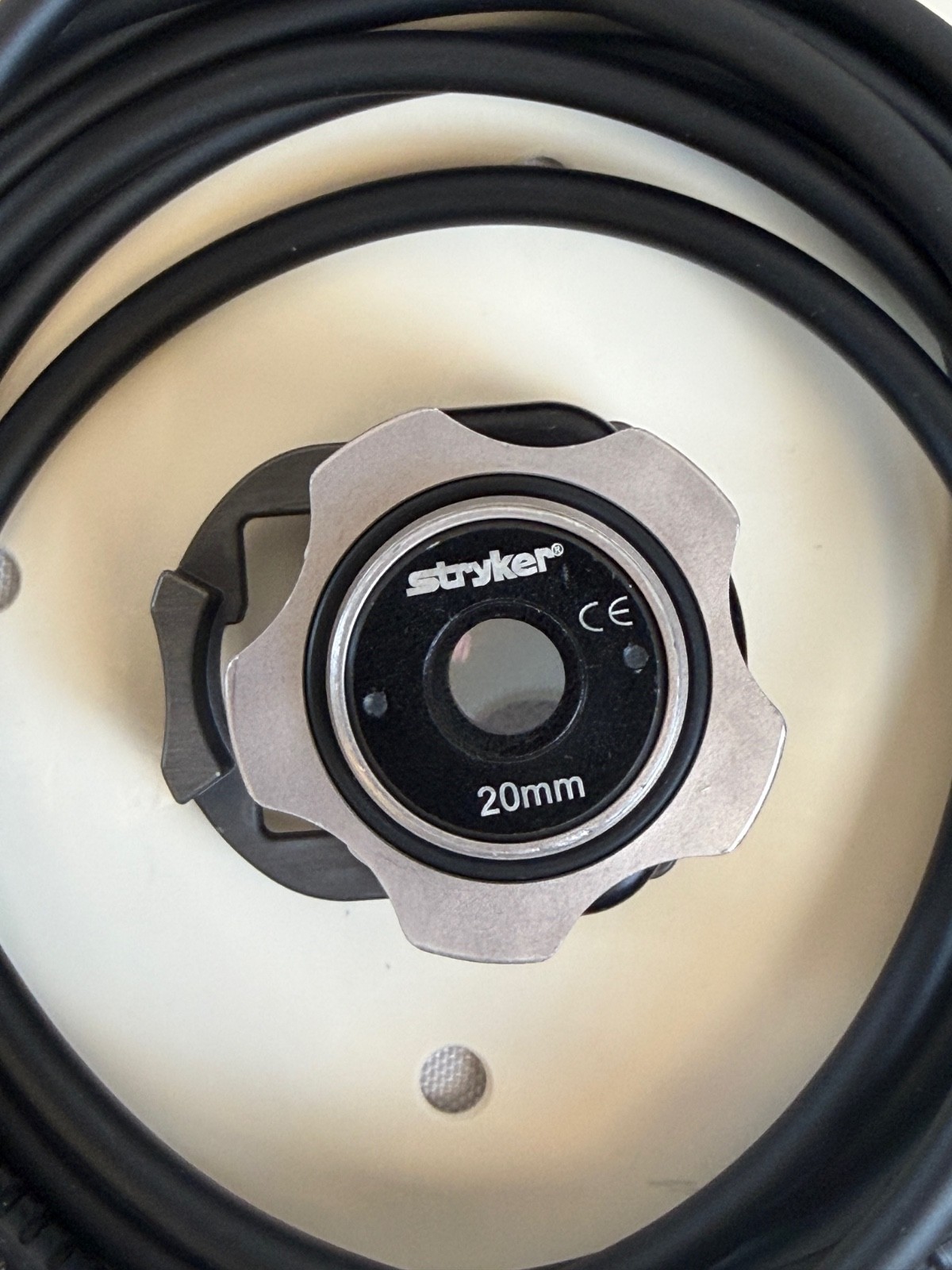 Stryker 1288 HD Camera Head & Coupler w/ Clear Light Cable & Sterilization Case