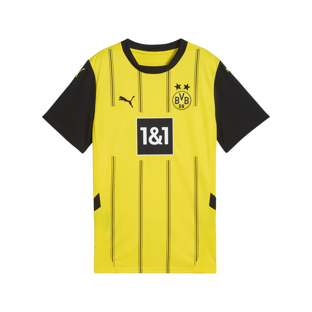 PUMA Bvb Home Crew Neck Replica Jersey Womens Yellow  78002401