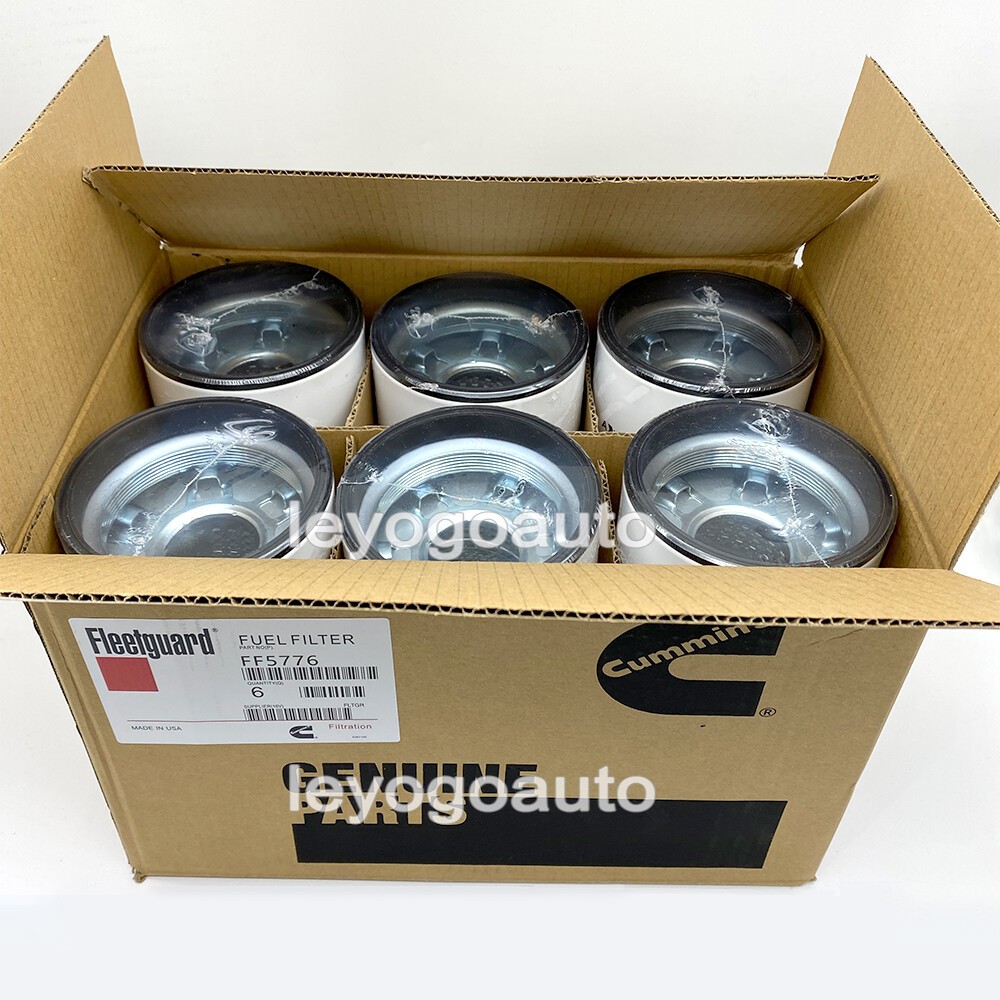 6PCS FF5776 Fleetguard Fuel Filter FF-5776 For ISX Cummins 2893612