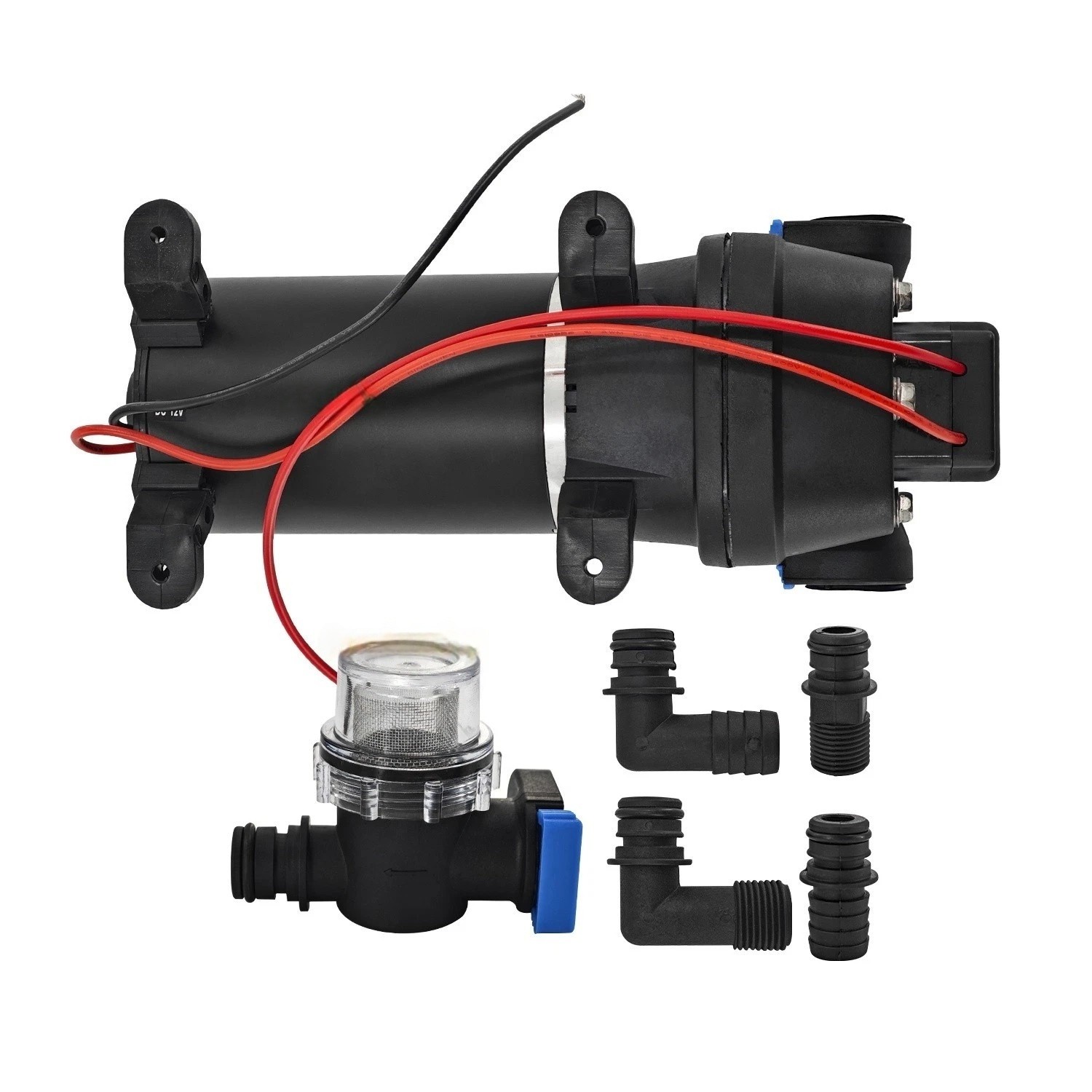 04325143A New 12V Water System Pump 4.5 GPM 40 PSI Fits For Flojet USA