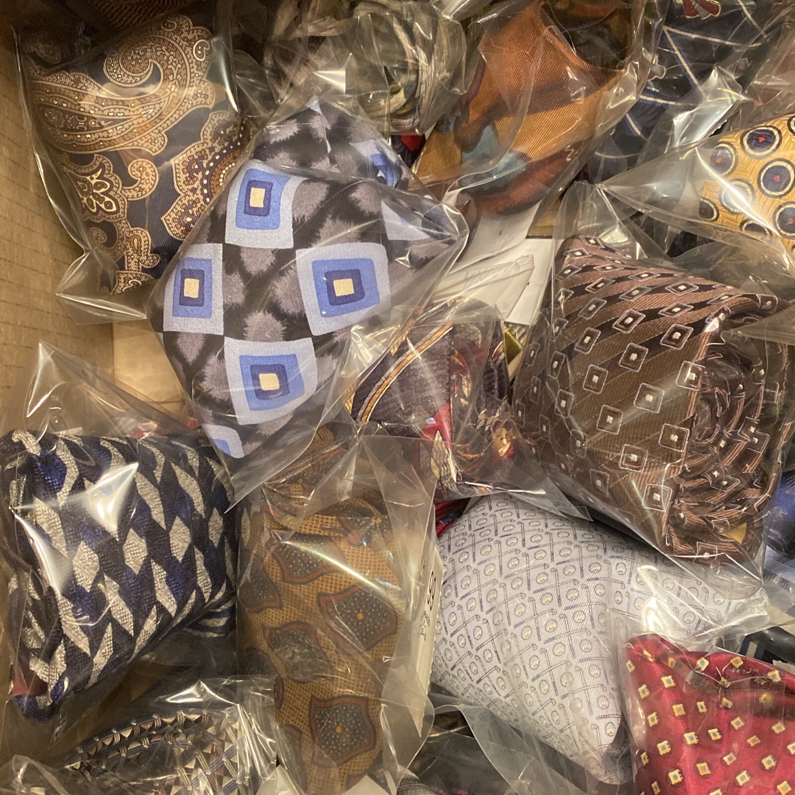 10 Ties RANDOM - Neck Tie Men's - LOT OF 10 Mystery Striped Plaid Solid Classic