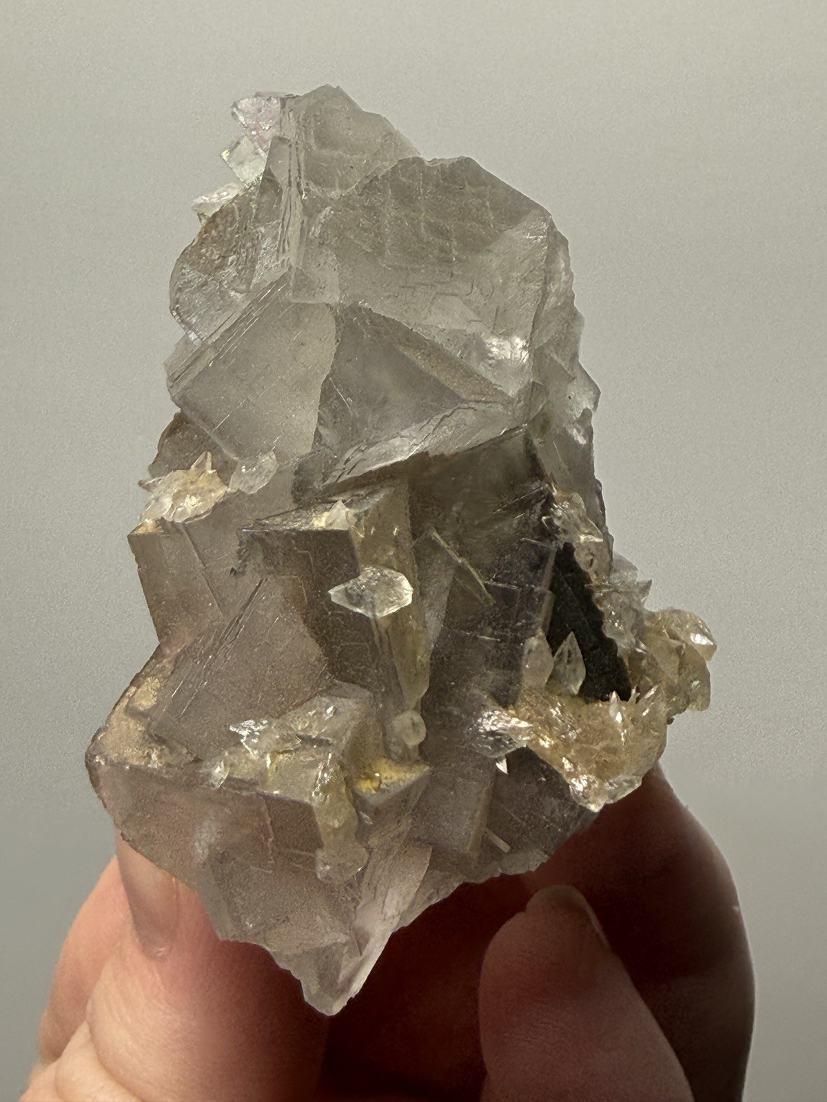 Isometric Fluorite & Scalenohedral Calcite Specimen | Pakistan