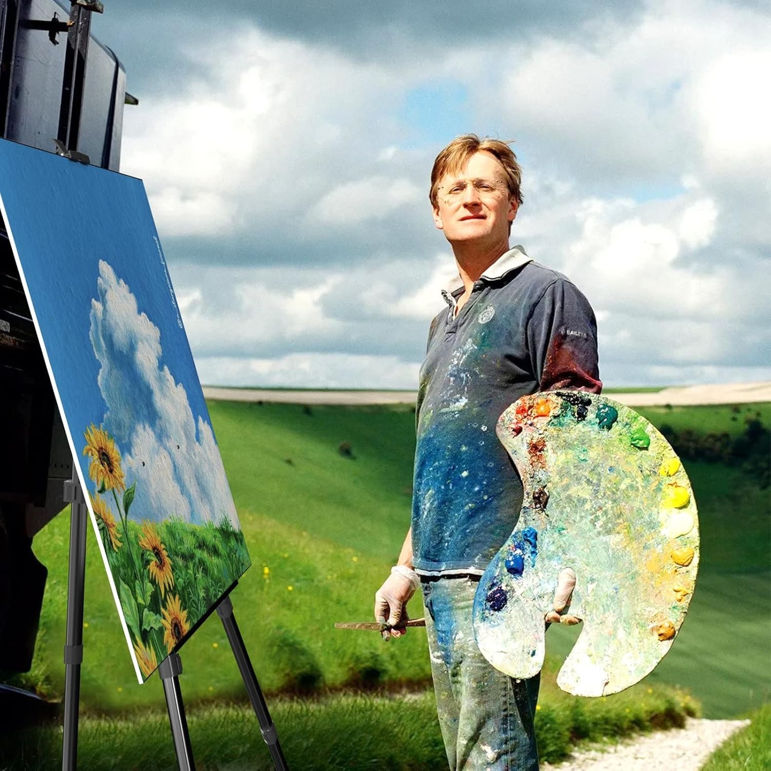 Caballetes para pintar lienzo, caballete artístico de 167 cm para dibujar, cabal