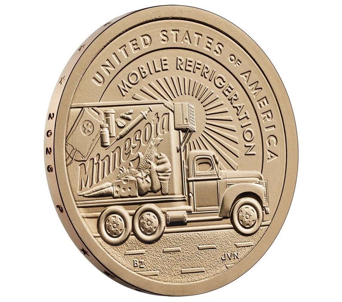 2 coin set 2026 P & D - 1$ Innovation - Minnesota - Pre-Sale