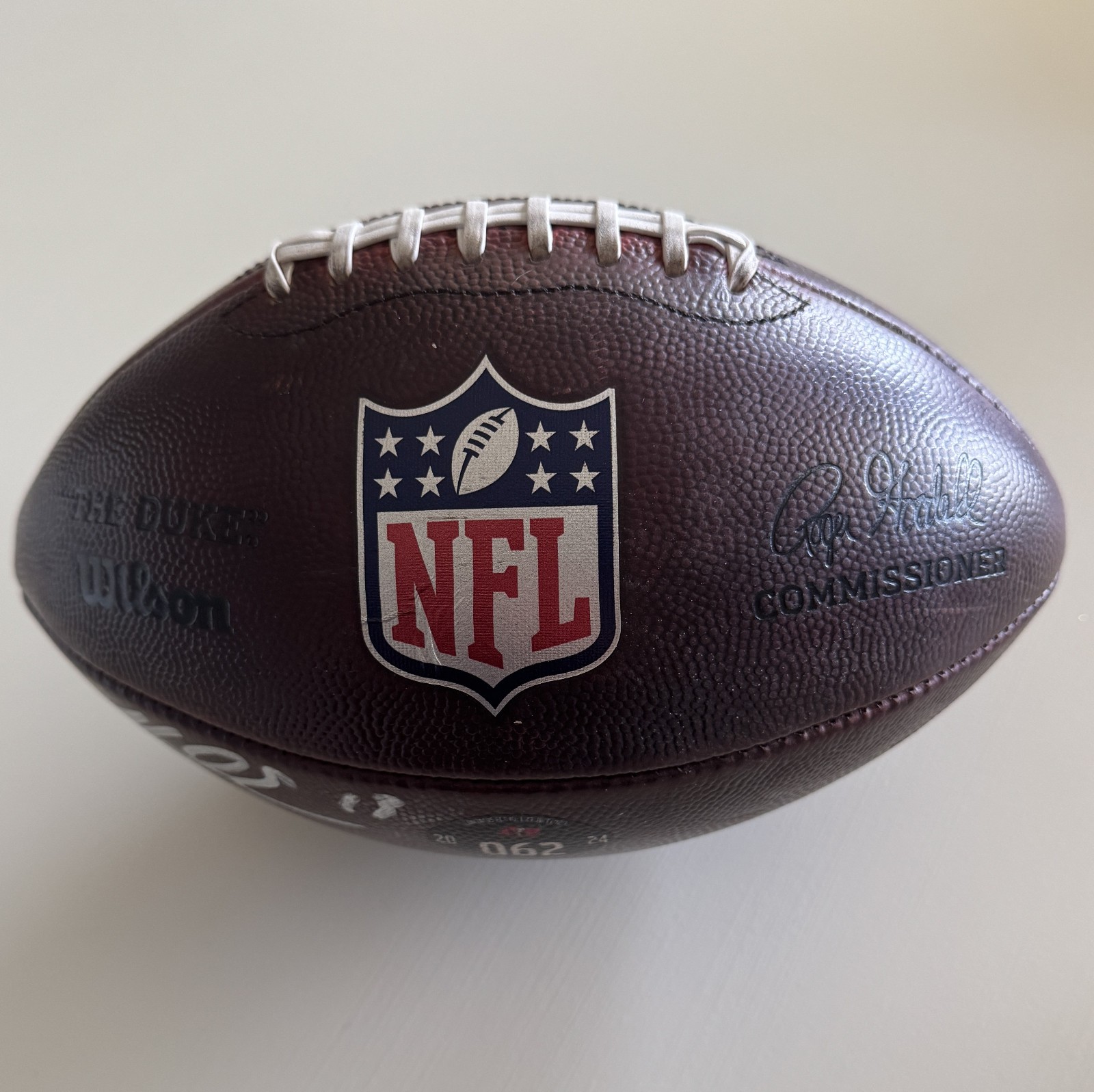 🏈Mike Evans GAME-USED💪Signed +Inscribed Ball Tampa Bay Buccaneers 24-25 Season