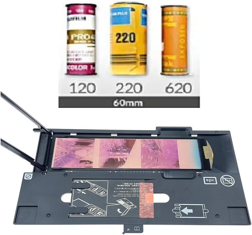 60mm Scanning Photo Negative 120 Film Holder for Epson Perfection V500 V550 V600