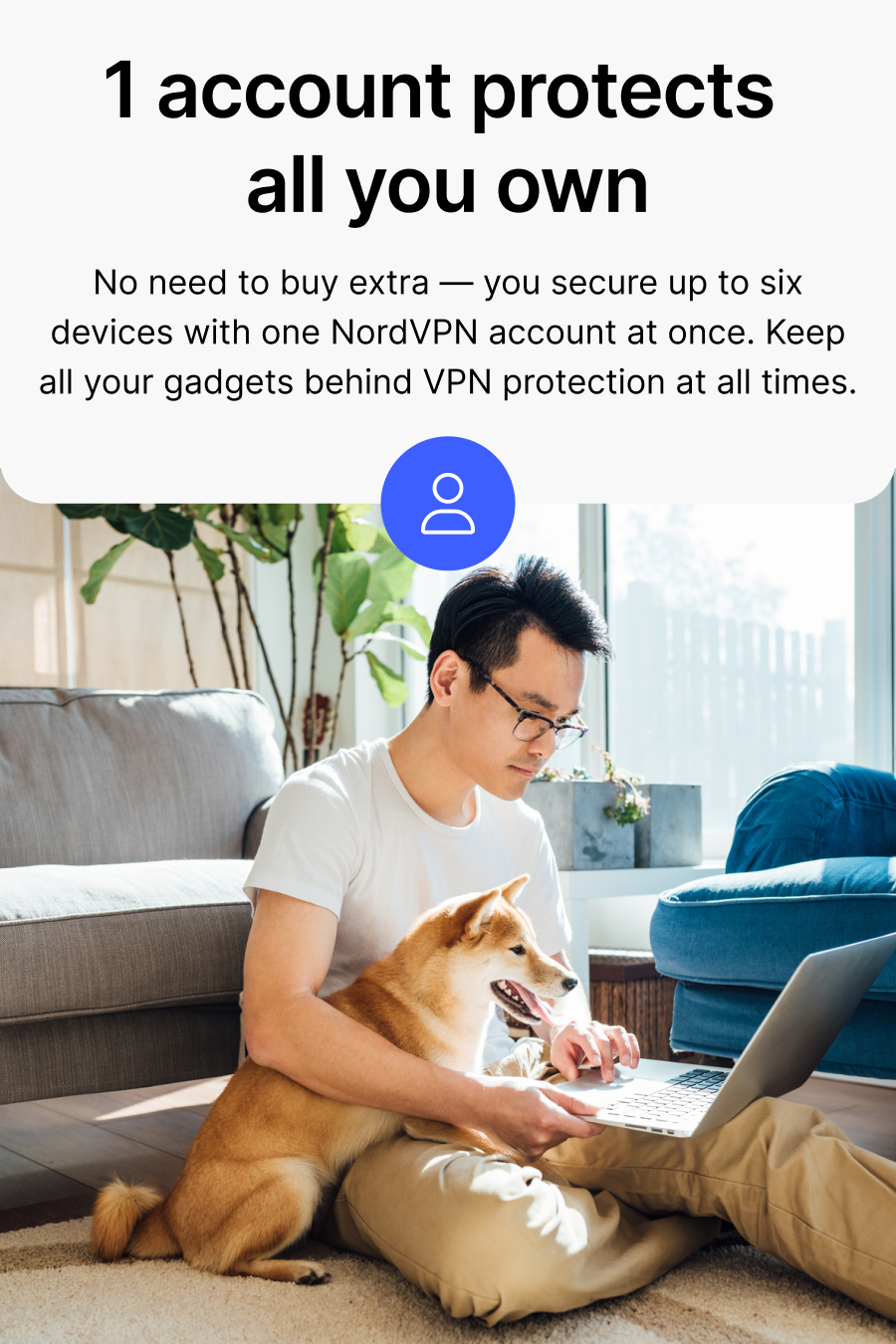NordVPN Standard - 1-Month VPN & Cybersecurity Software for 10 Devices