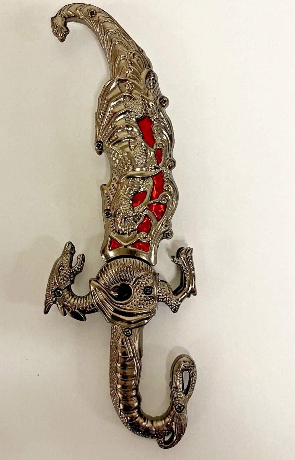 10" INLAY FANTASY DRAGON DAGGER W/ SHEATH Blade Knife Collectible Dagger Knife