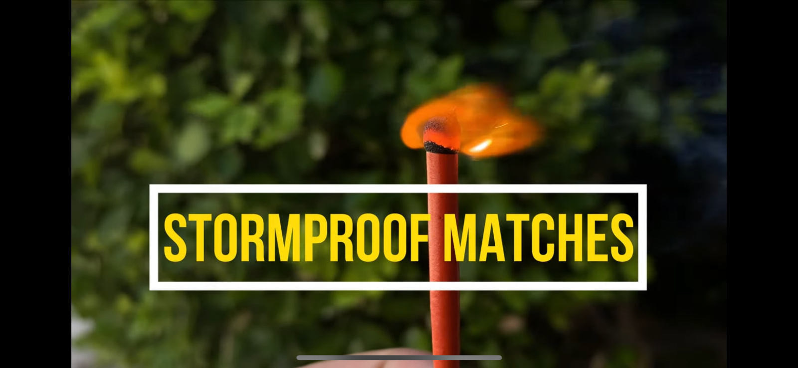 Black Beard Fire Starter Storm Proof Matches Outdoor Survival Gear Waterproof