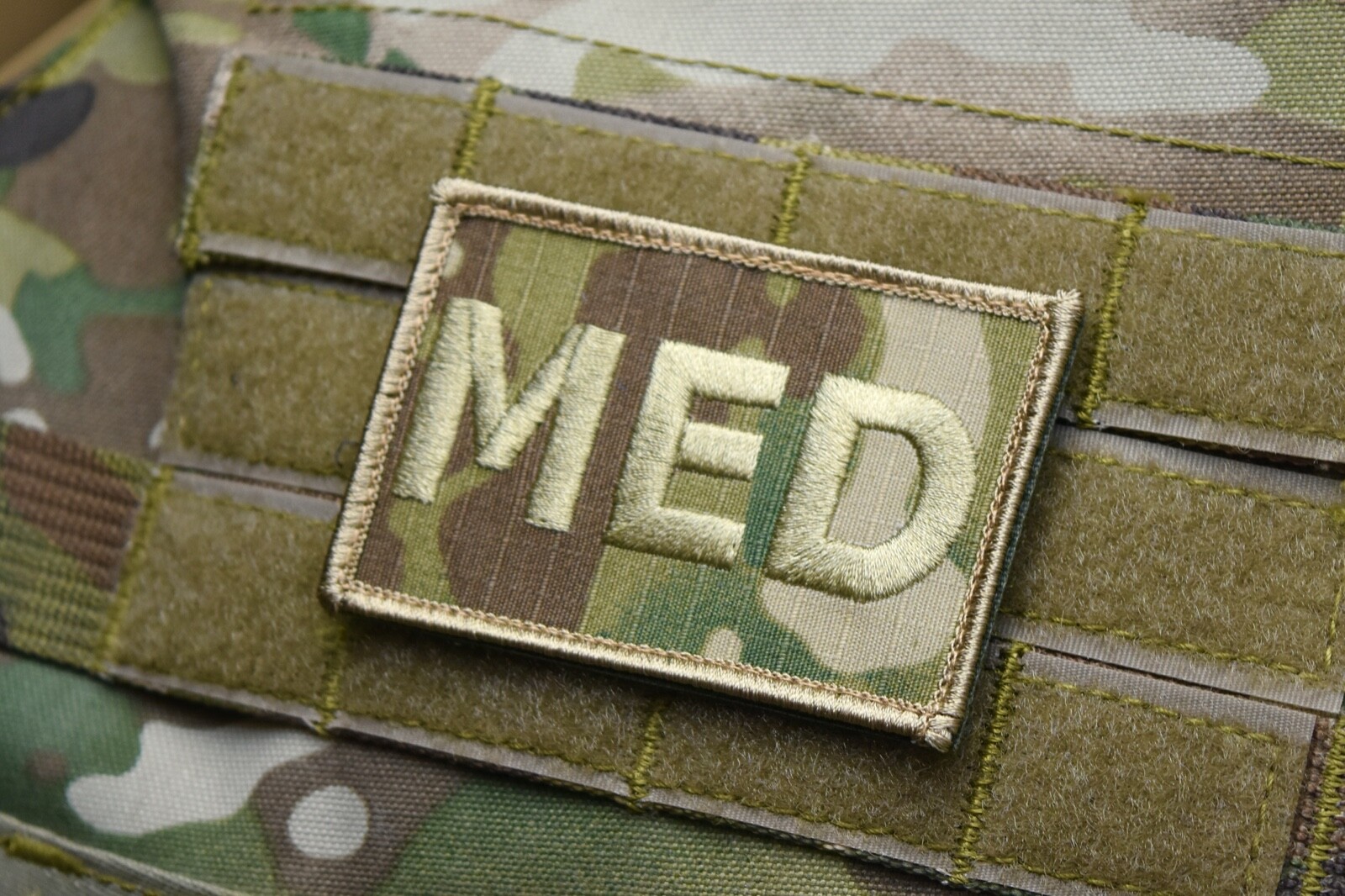 Multicam MED Embroidered Patch Medic First Aid EMS First Responder IFAK