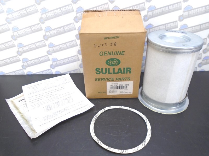 Genuine SULLAIR - 02250137-895 - OEM SEPARATOR - (NEW in BOX)