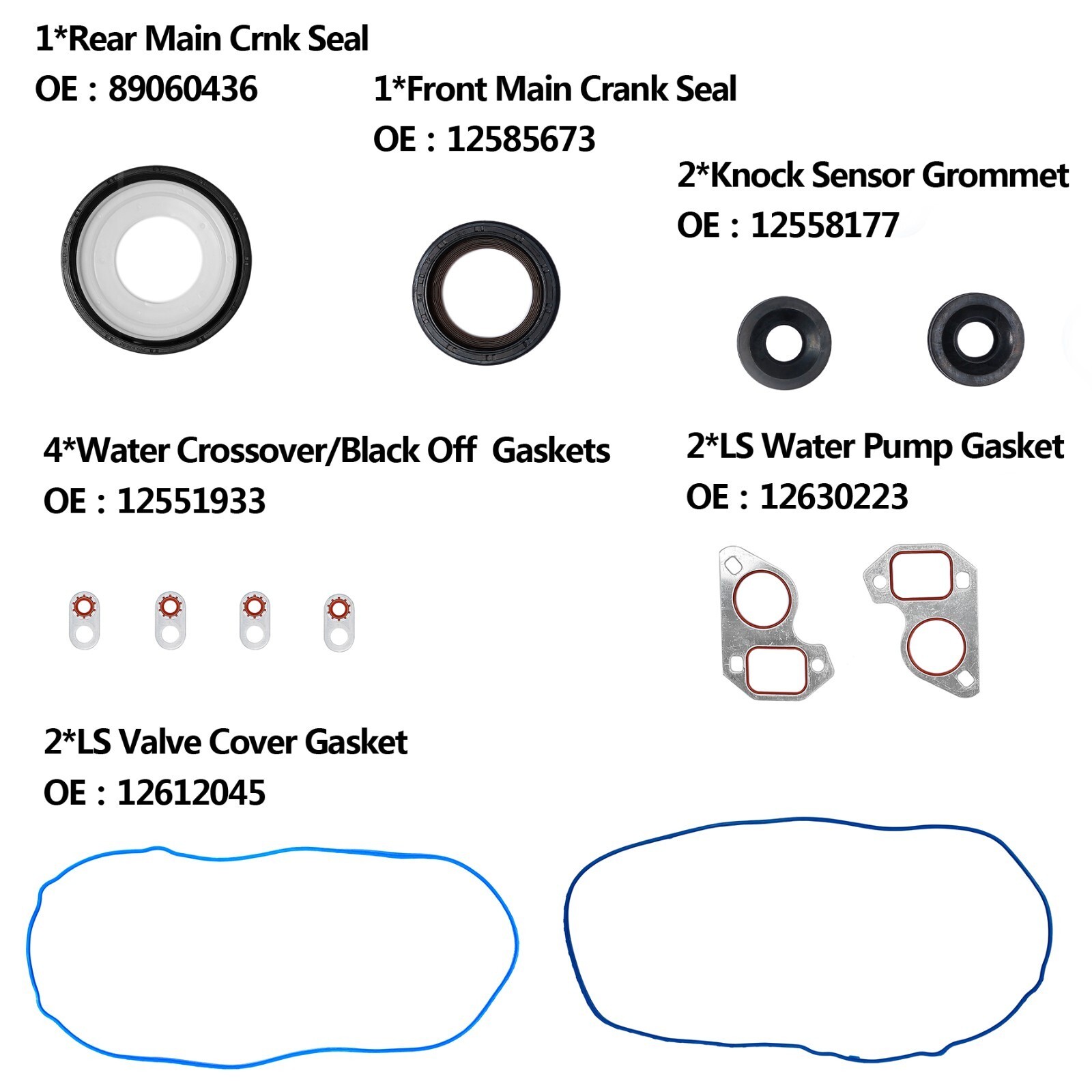 5.3L 4.8L Head Full Gasket Set For 02-11 Chevy Silverado 1500 Tahoe GMC Sierra