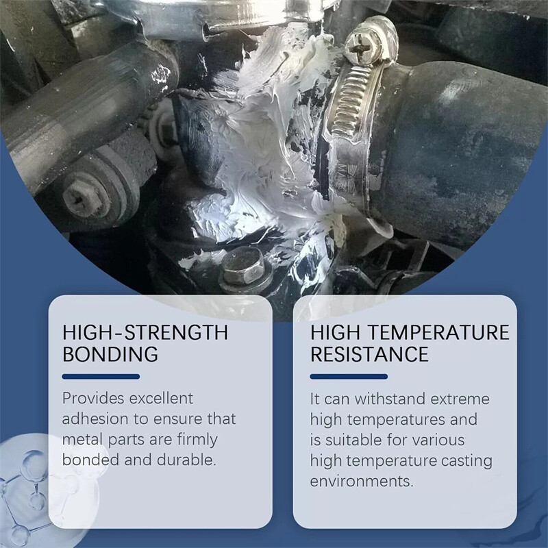 Strong Foundry Glue, High Temperature Resistant Casting Repair,Metal Repair Glue