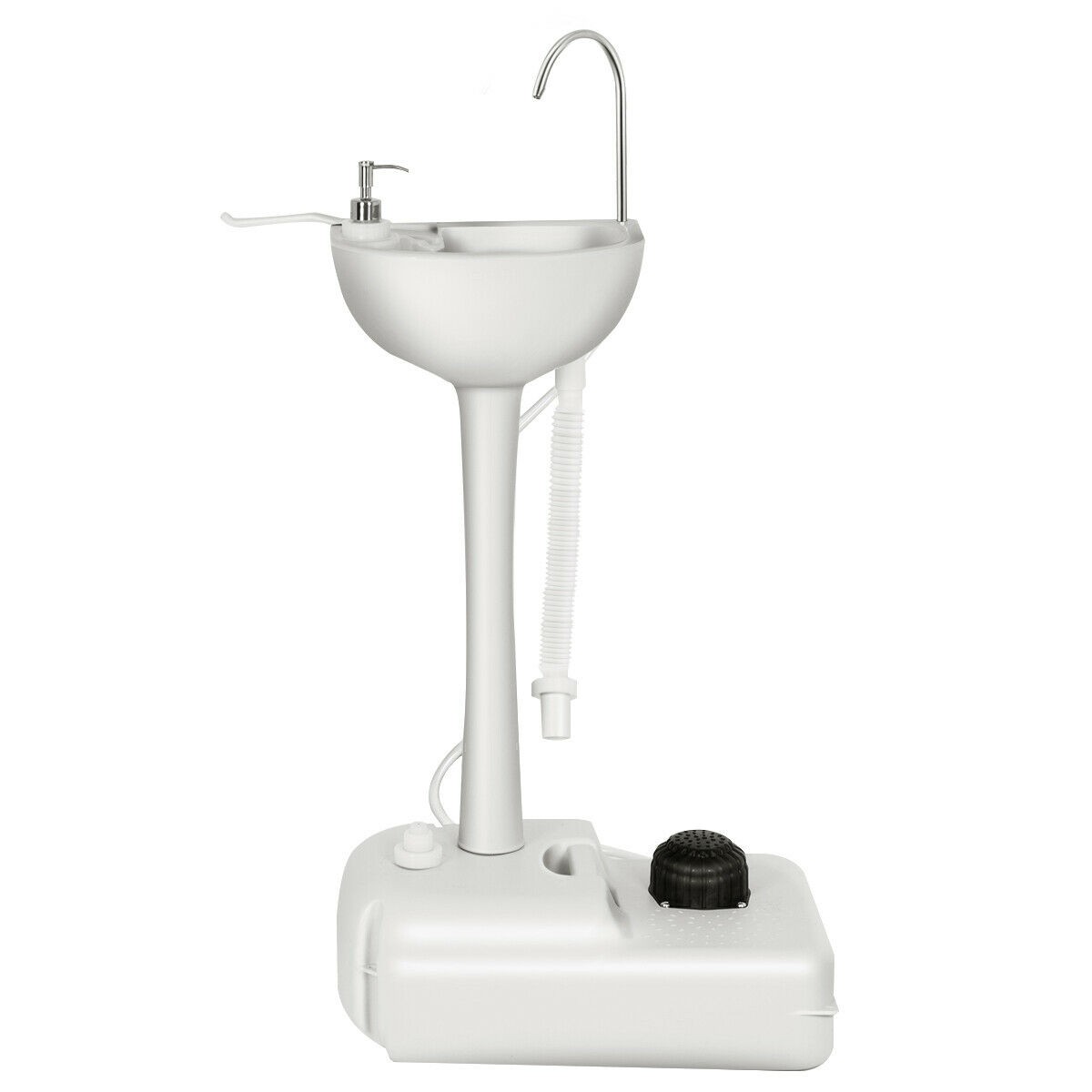 Portable Wash Station with Wheels Garden Camping Washing Station Hand Wash Basin