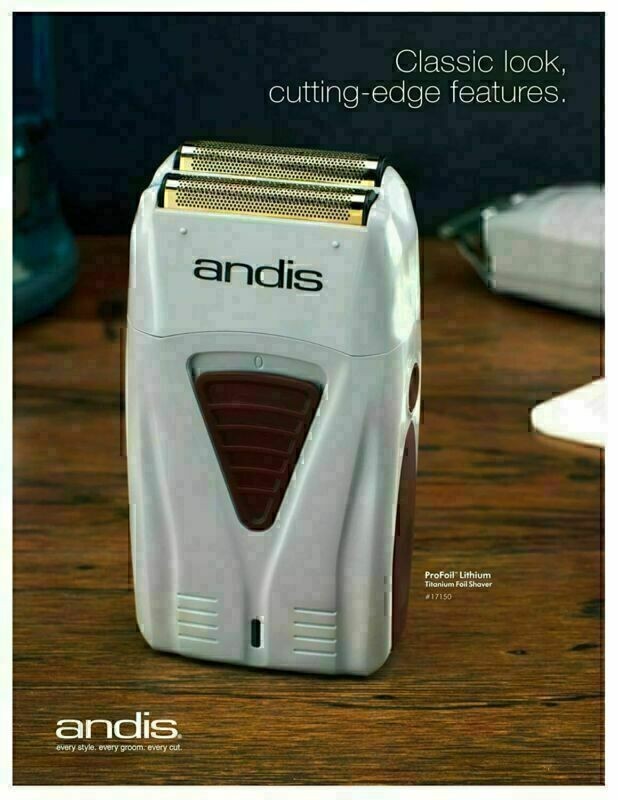 Andis Profoil Lithium Plus #17200 Titanium Foil Shaver Cordless Hypo-Allergenic