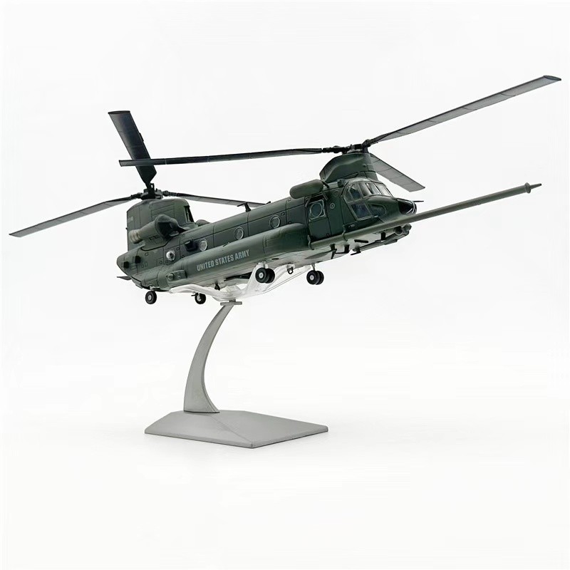 WLTK US Army CH-47G Chinook Military Transport Helicopter 1/72 Diecast Model